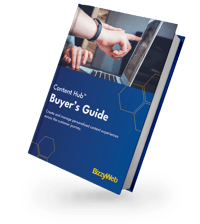 cover of the Content Hub™ Buyer’s Guide ebook